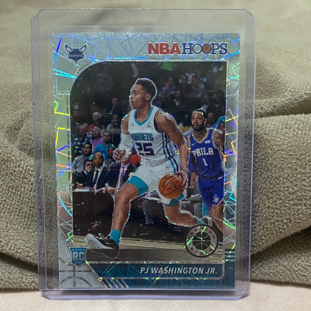 2019 NBA Hoops Basketball PJ Washington JR Rookie Lazer Parallel!!
